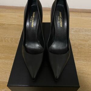 Saint Laurent Anja Black Women's Heels